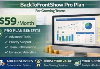 BackToFrontShow Pricing